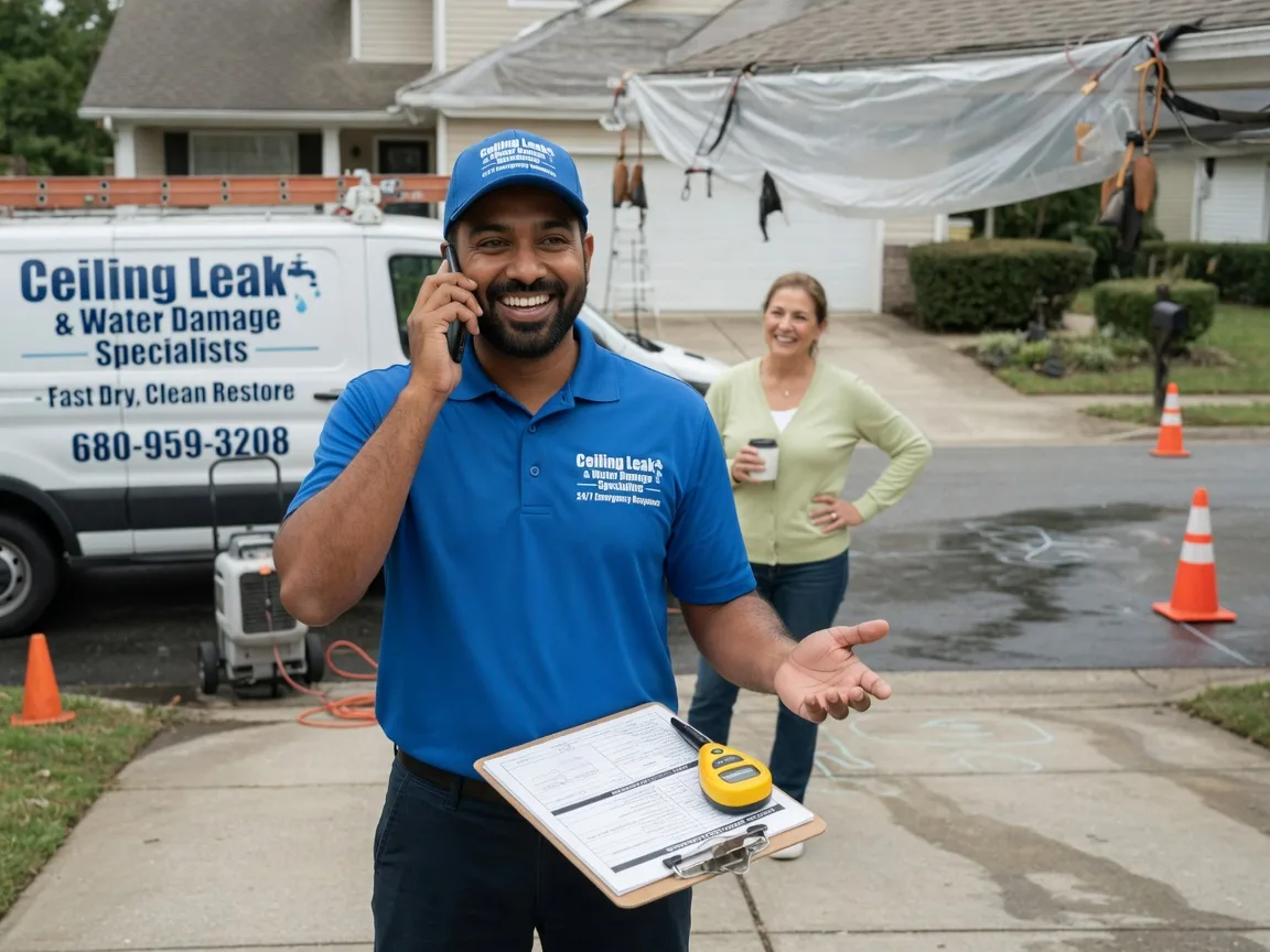 Ceiling Leak Cleanup Mableton, GA FAQs
